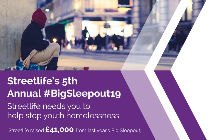 Streetlife – 5th Annual #BigSleepout19
