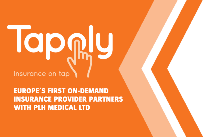 Europe’s first on-demand insurance provider partners with PLH Medical Ltd